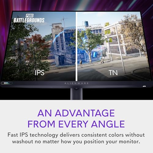 Alienware AW2524HF Gaming Monitor - 24.5-inch (1920x1080) 500Hz (Overclock) 0.5ms Display, Height/Tilt/Swivel/Pivot Adjustability, 3yr Advanced Exchange-Black additional view
