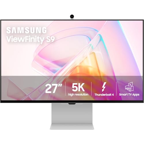 Samsung 27 ViewFinity S9 Series 5K Computer Monitor, Thunderbolt 4, DisplayPort, Matte Display, 4K Slimfit-Camera, Slim hero image