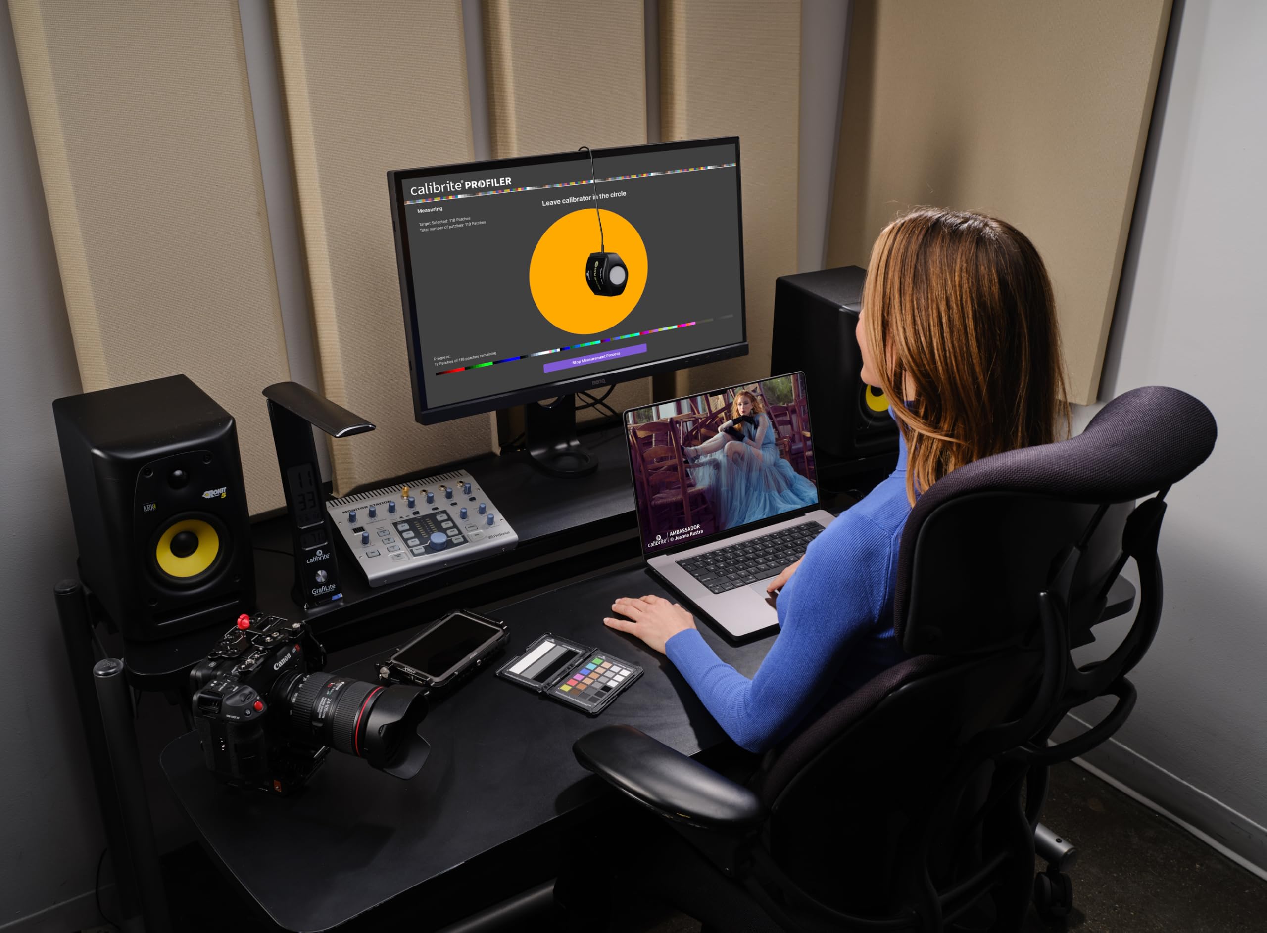 Hardware Colorimeter Measurement on Monitor