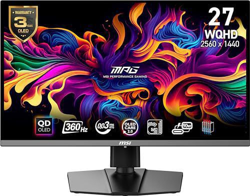MSI MPG 271QR QD-OLED X50 500Hz Gaming Monitor