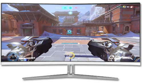 Cheap Korean Curved Ultrawide 100Hz Gaming Monitor 