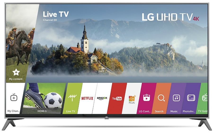 LG LCD TV with HDR compatibility for Xbox One X