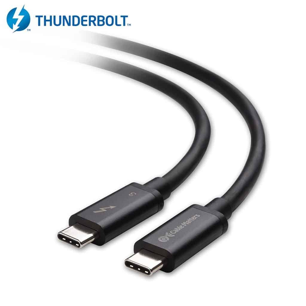 best thunderbolt 3 cable for 5k monitor