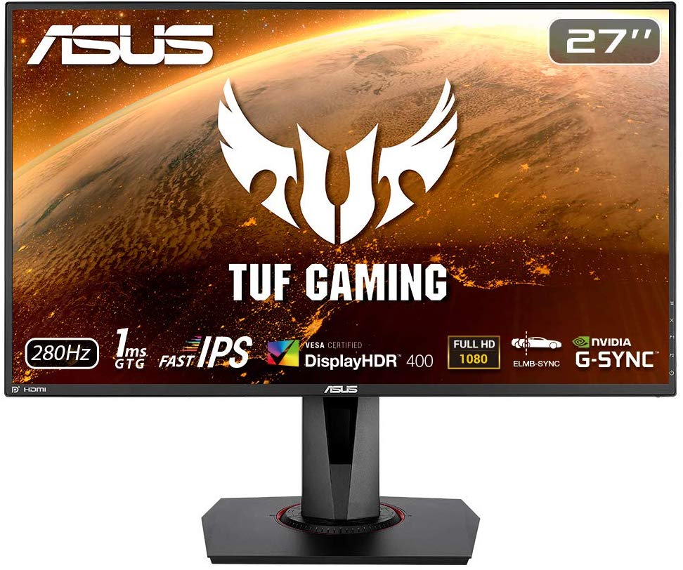 Asus VG279QM –Best 280Hz E-Sports Monitor with ELMB