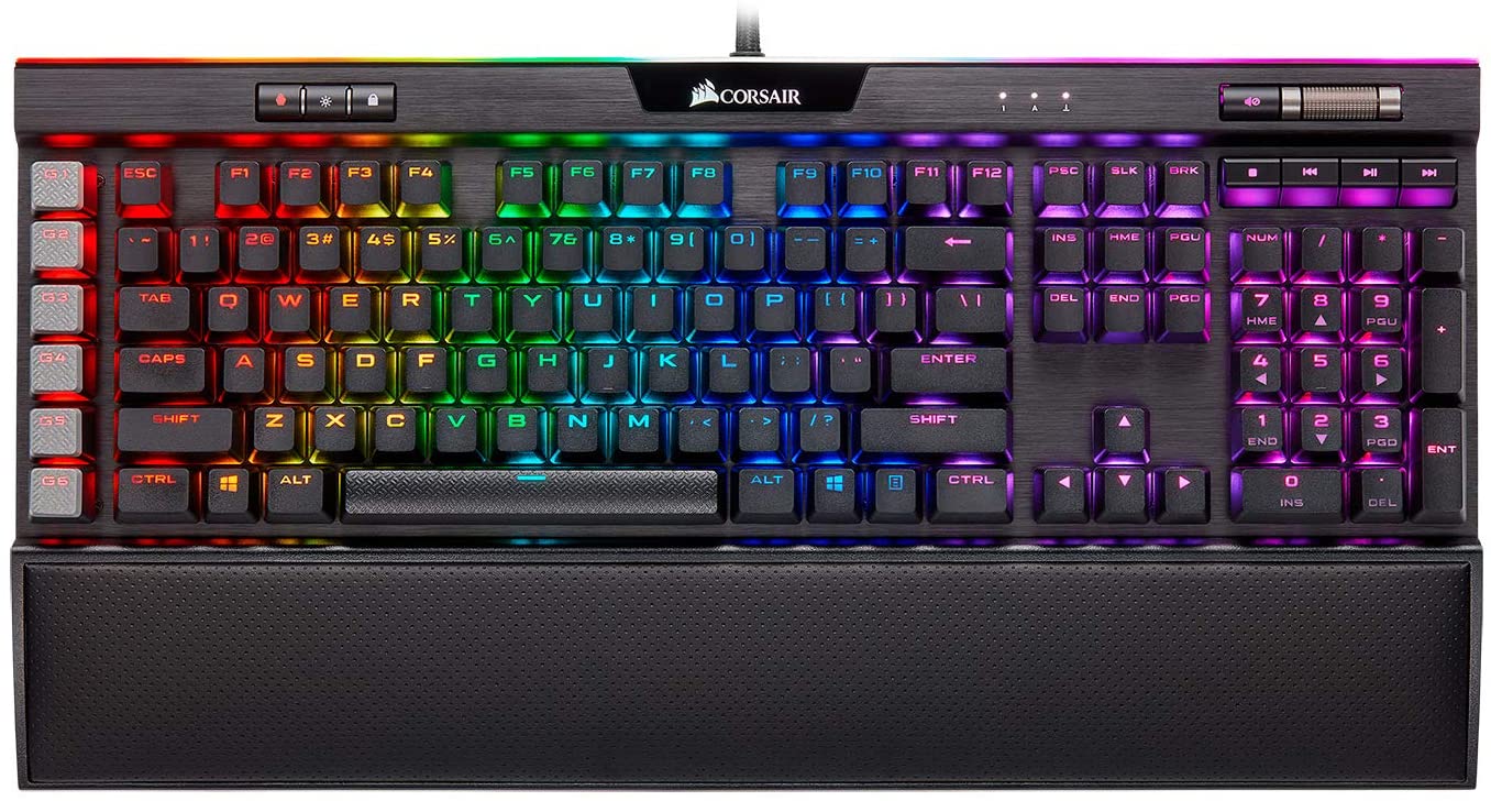 corsair k95 rgb platinum mx speed silver