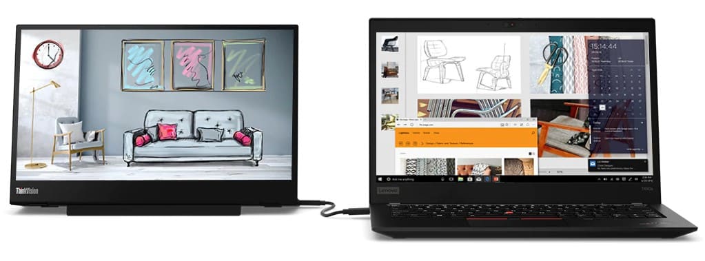 Lenovo ThinkVision M14t for photoshop