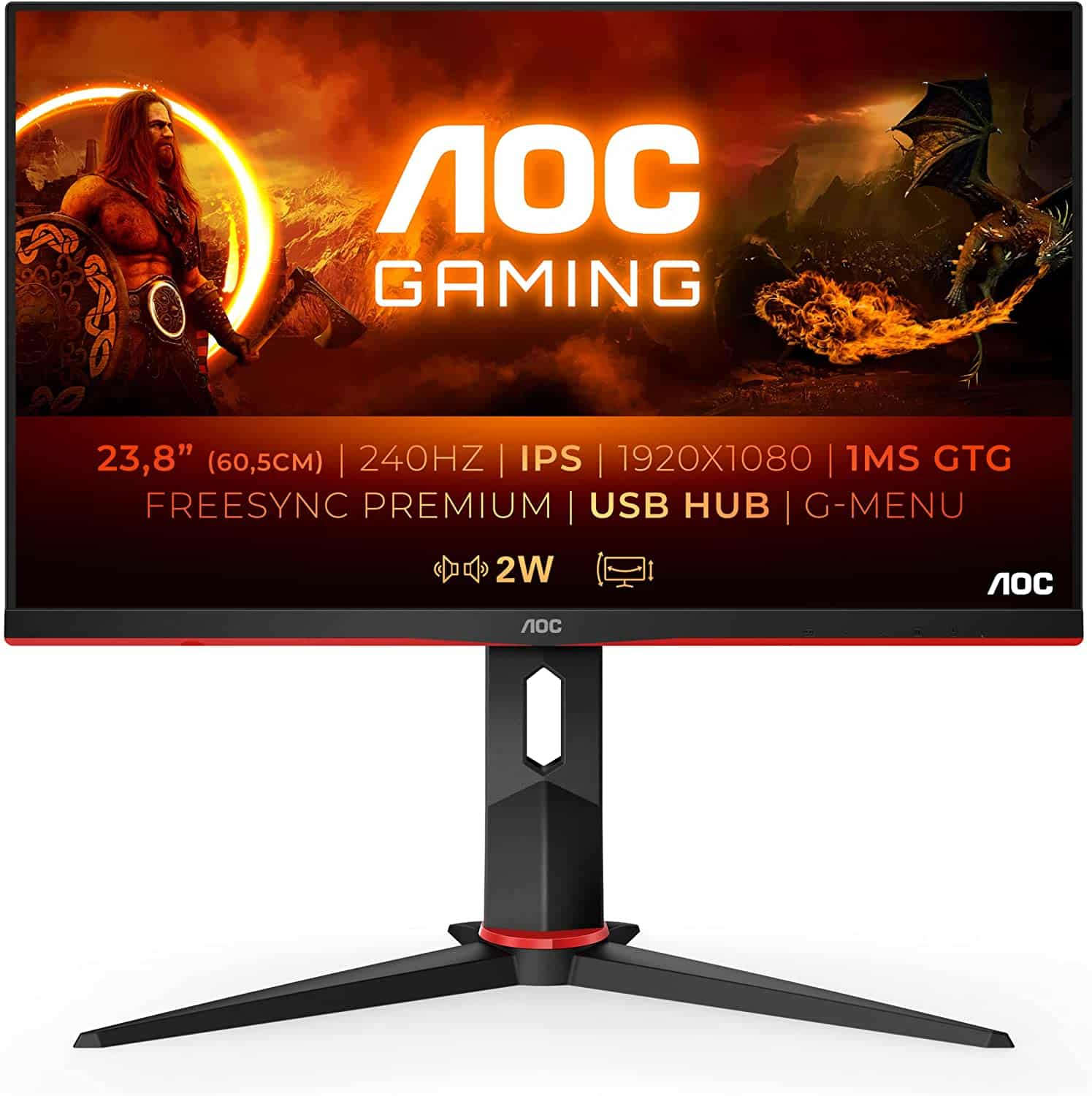 Aoc 24g2zu Review Affordable 240hz Fast Ips Gaming Monitor