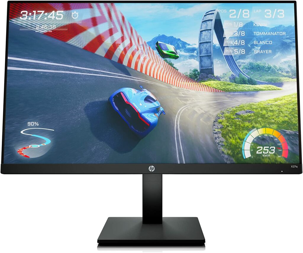 HP X27q ゲーミングモニター WQHD1ms 165Hz-