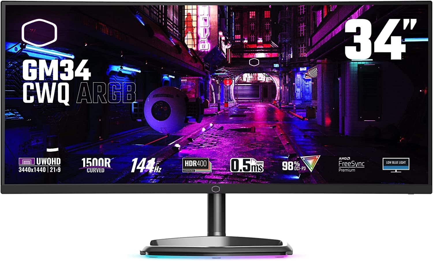 Gigabyte G34WQC A - Monitor curvo 34 UWQHD 144Hz