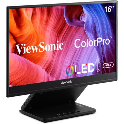 ViewSonic ColorPro VP16-OLED Review – Premium OLED Portable Monitor for  Pros - Editor's Choice