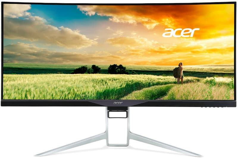 Acer XR341CK review 75hz curved best freesync gaming screen